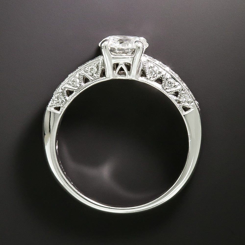 Estate .81 Carat Diamond Engagement Ring - 5
