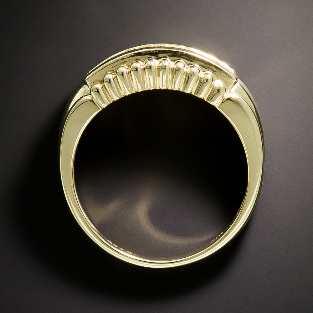 Estate .93 Carat Baguette Diamond Band Ring - 5