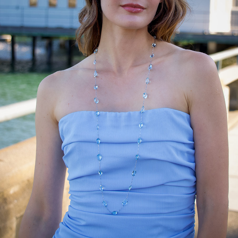Estate Aquamarine Long Chain - 6