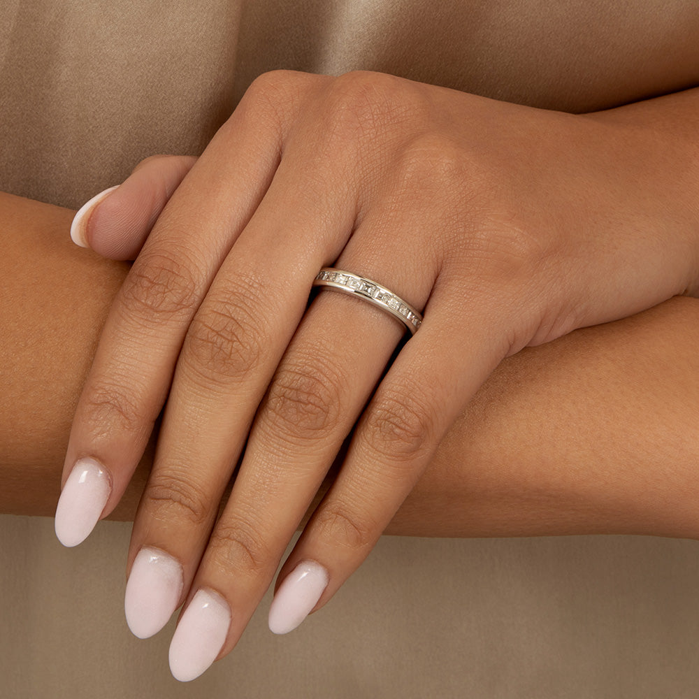Estate Baguette Diamond Band - 6