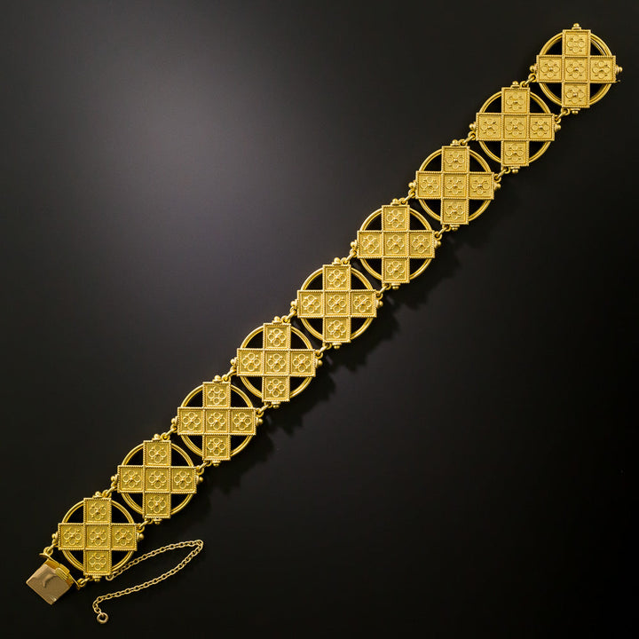 Estate Castellani-Style 18K Bracelet