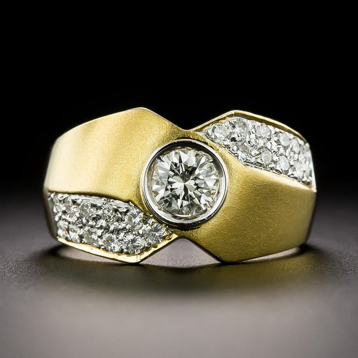 Estate Diamond Wrap Band Ring