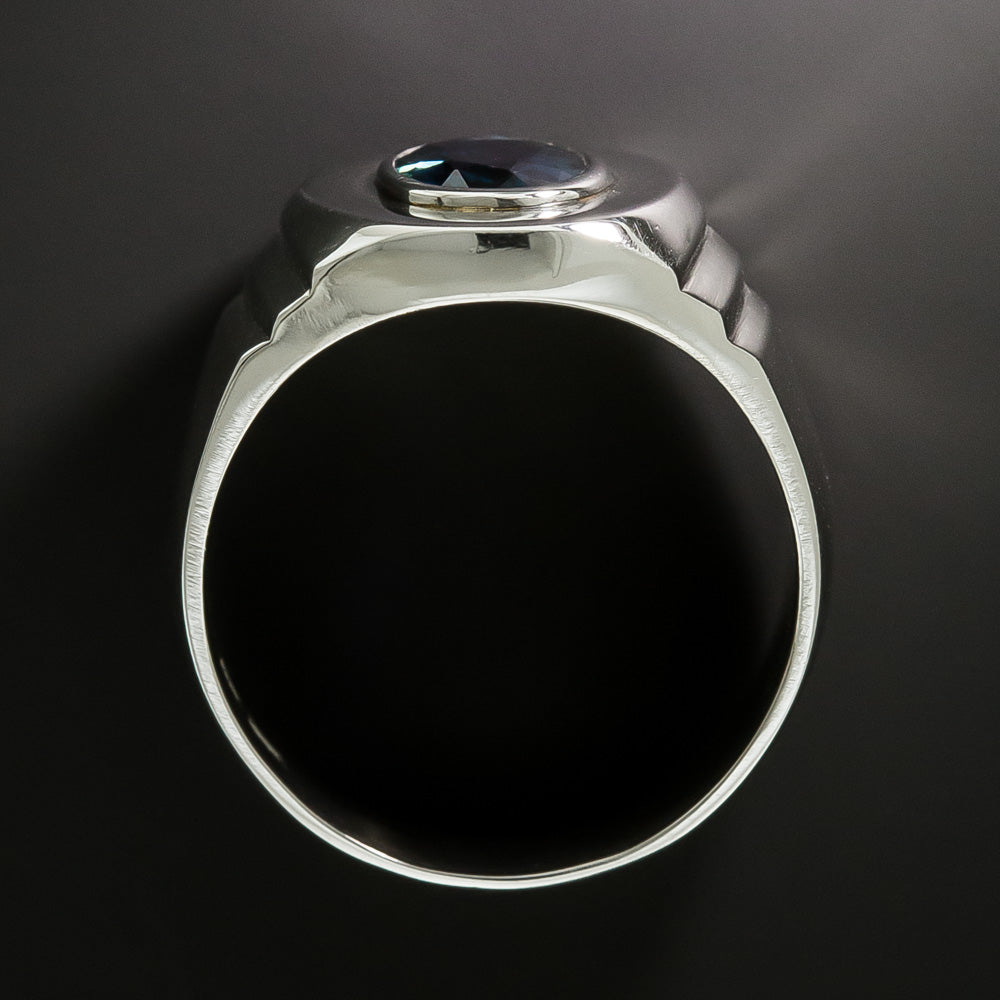 Estate No-Heat Sapphire Ring - GIA - 5