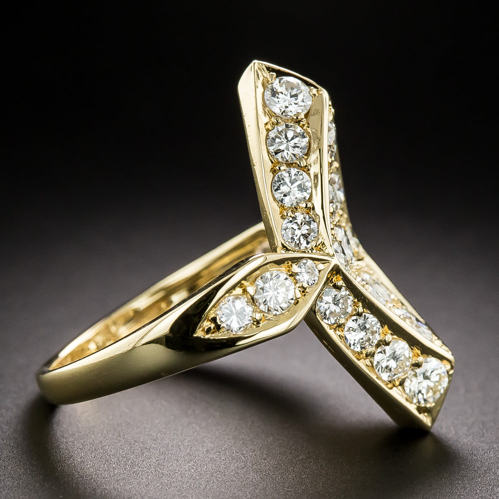 Estate Pavé Diamond Dinner Ring - 3