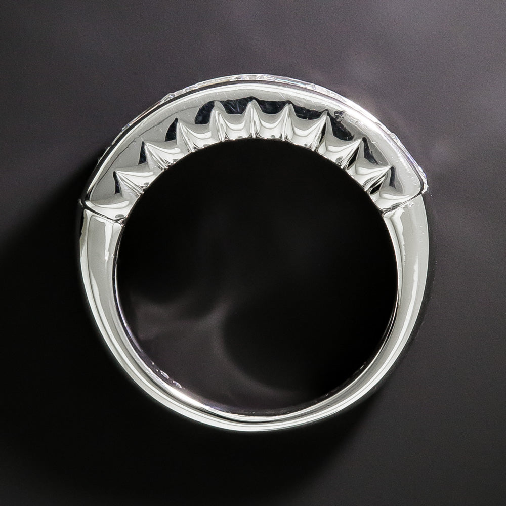 Estate Square-Cut Diamond Wedding Band - 5