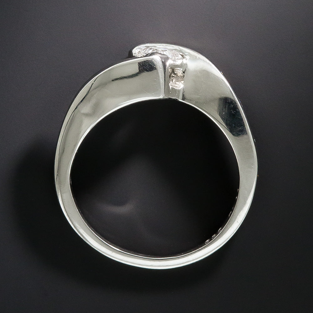Estate Trillion-Cut Diamond Band Ring - 5
