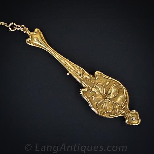 Exquisite Art Nouveau Lorgnette by Krementz - 2