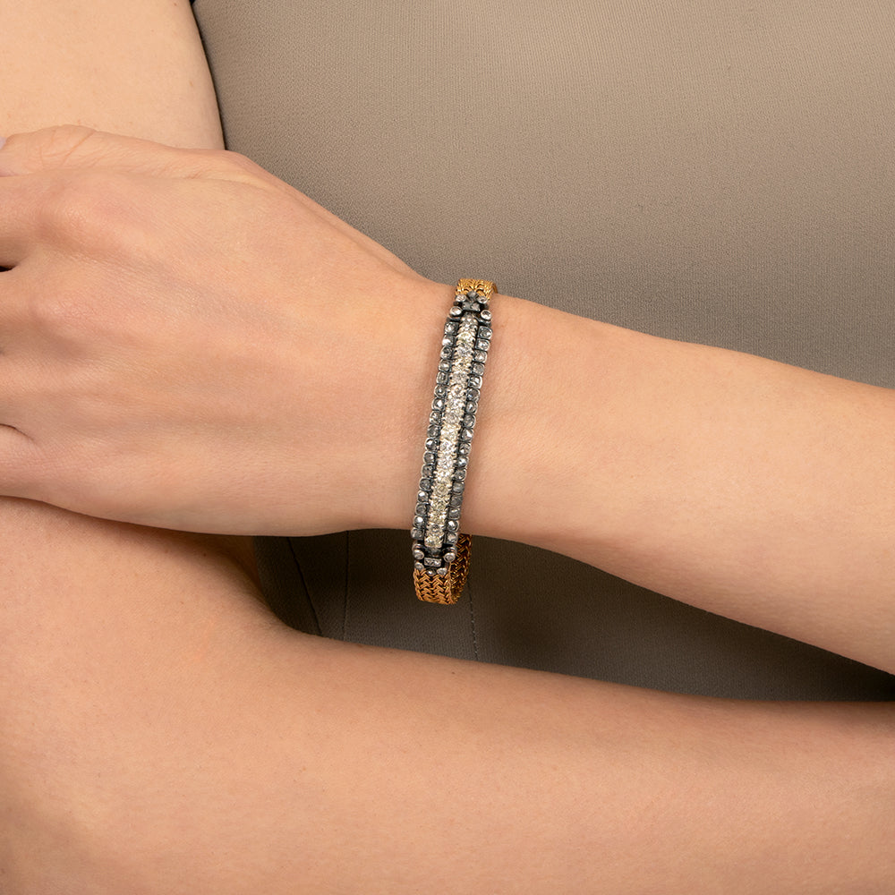 French Antique Diamond Bracelet - 9