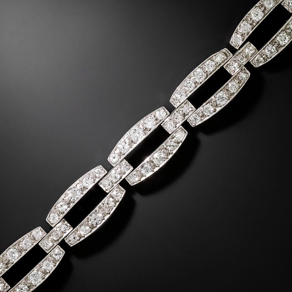 French Art Deco Diamond Bracelet - 3
