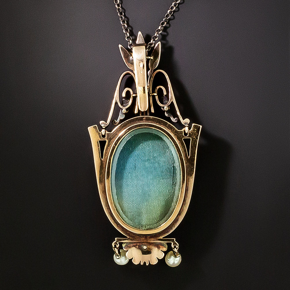French Neoclassic Hardstone Cameo Lavalière  - 9