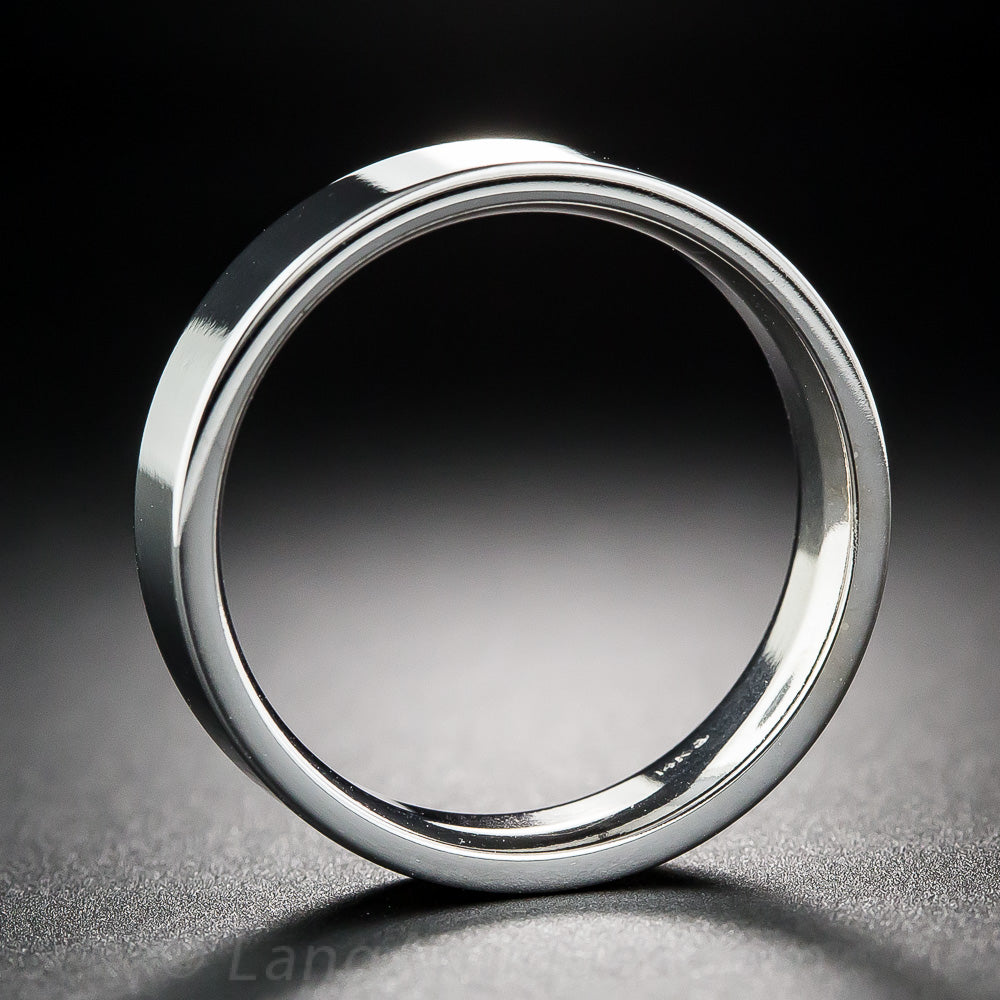 Gents Special Order Flat Edge Wedding Band - 5