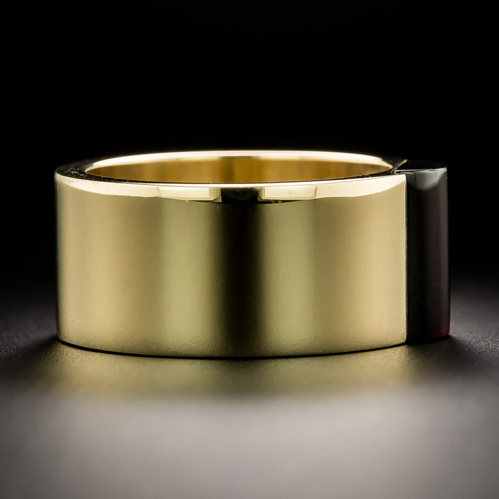 Gucci 18K Garnet Band Ring, Italy - 4