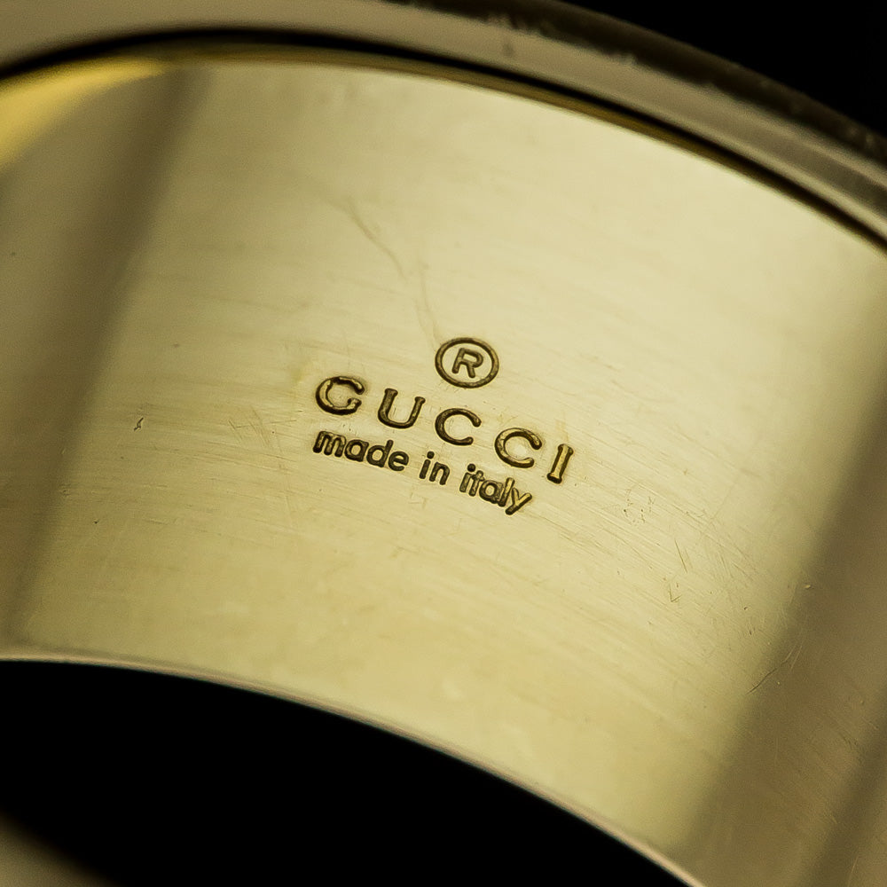 Gucci 18K Garnet Band Ring, Italy - 6