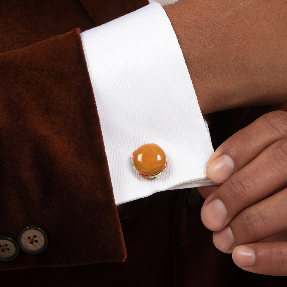Hamburger Hardstone Cufflinks - 4