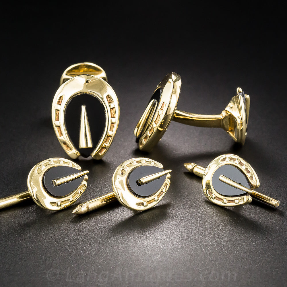 Horseshoe Motif Tuxedo Set - 2