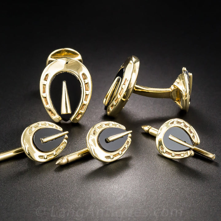 Horseshoe Motif Tuxedo Set