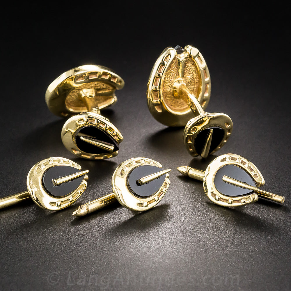 Horseshoe Motif Tuxedo Set - 4