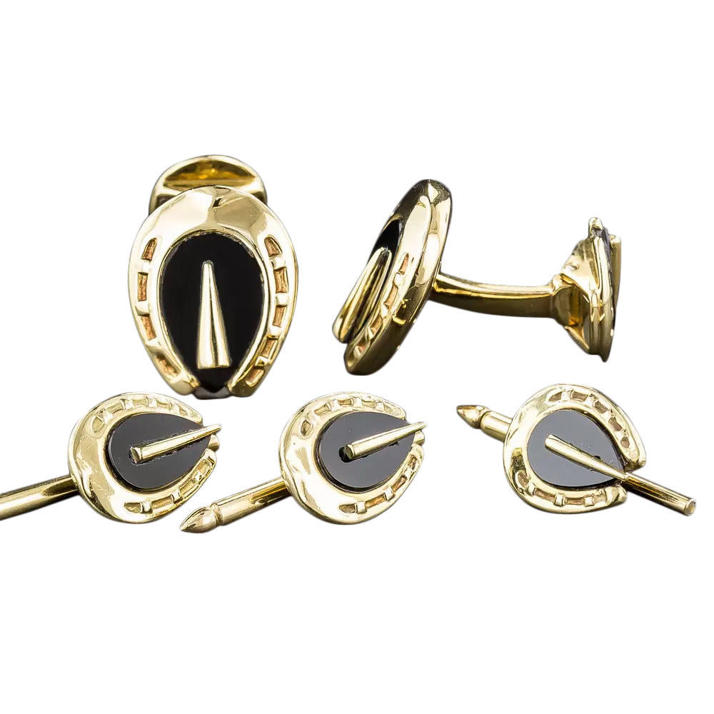 Horseshoe Motif Tuxedo Set - 3