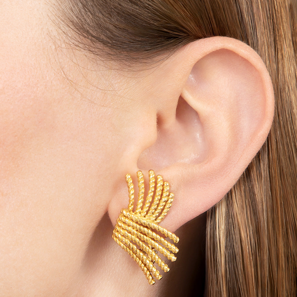 Jean Schlumberger 18K Rope Earrings for Tiffany & Co. - 6