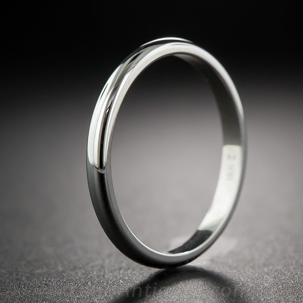 Ladies Special Order Half Round Wedding Band - 3