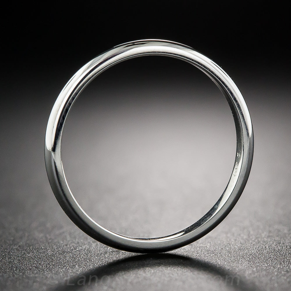 Ladies Special Order Half Round Wedding Band - 4