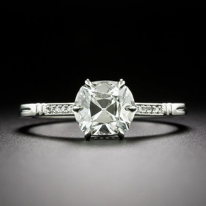 Lang Collection 1.10 Carat Cushion-Cut Diamond Engagement Ring - GIA G SI1