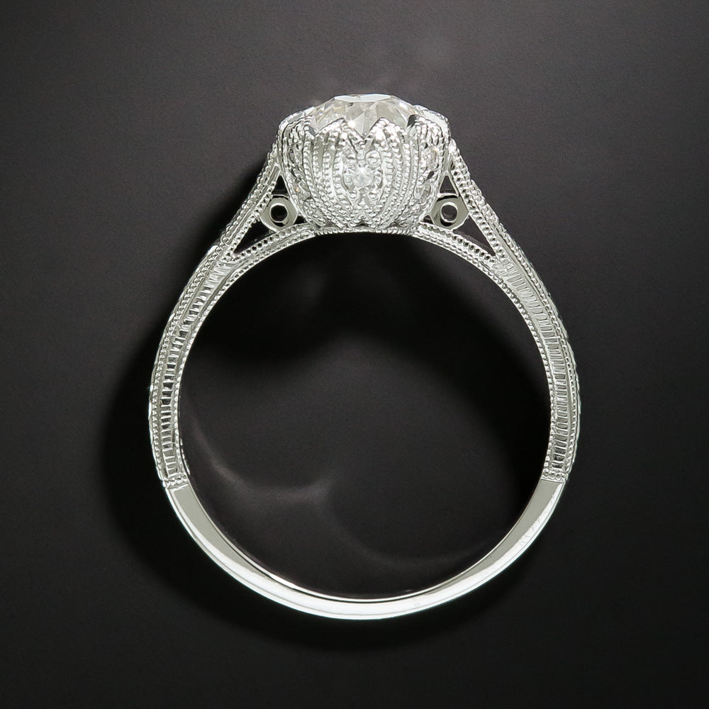 Lang Collection 1.22 Carat European-Cut Diamond Engagement Ring - GIA J VS2 - 3