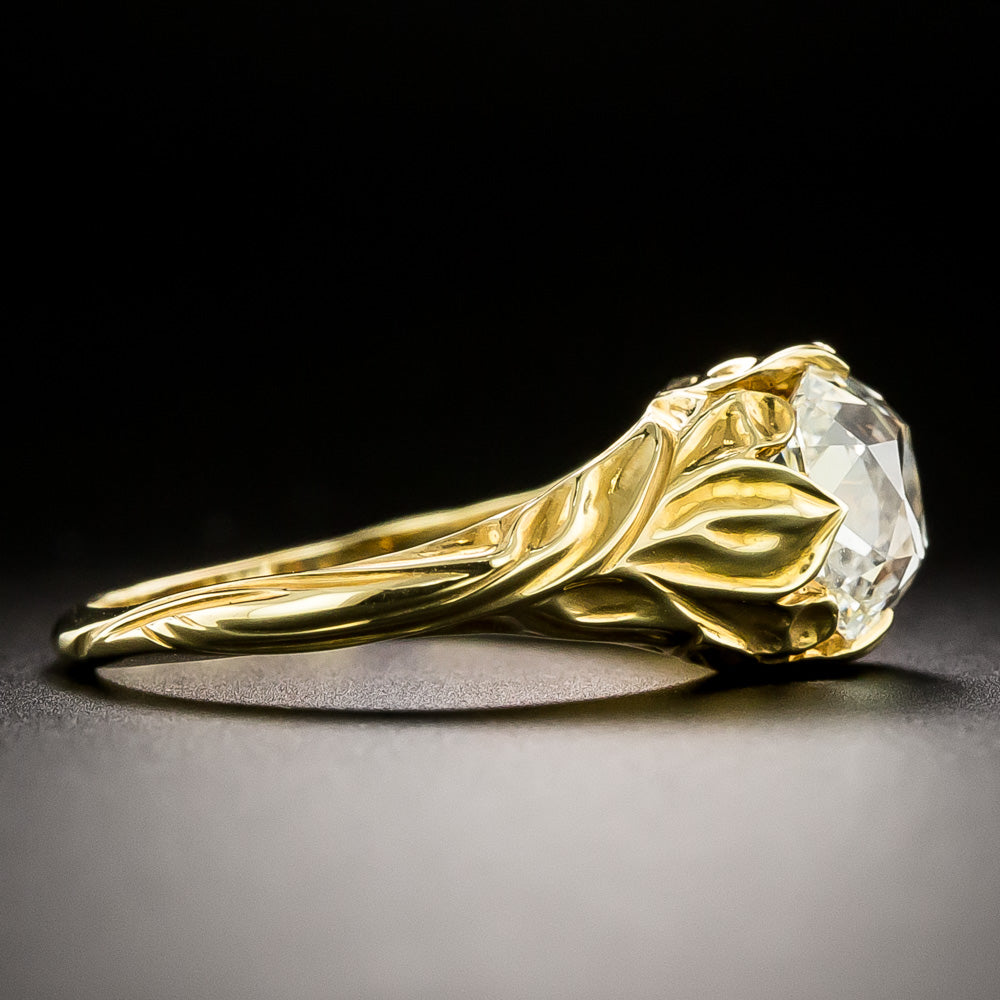Lang Collection 2.00 Carat Art Nouveau-Inspired Ring - GIA  J SI1   - 4