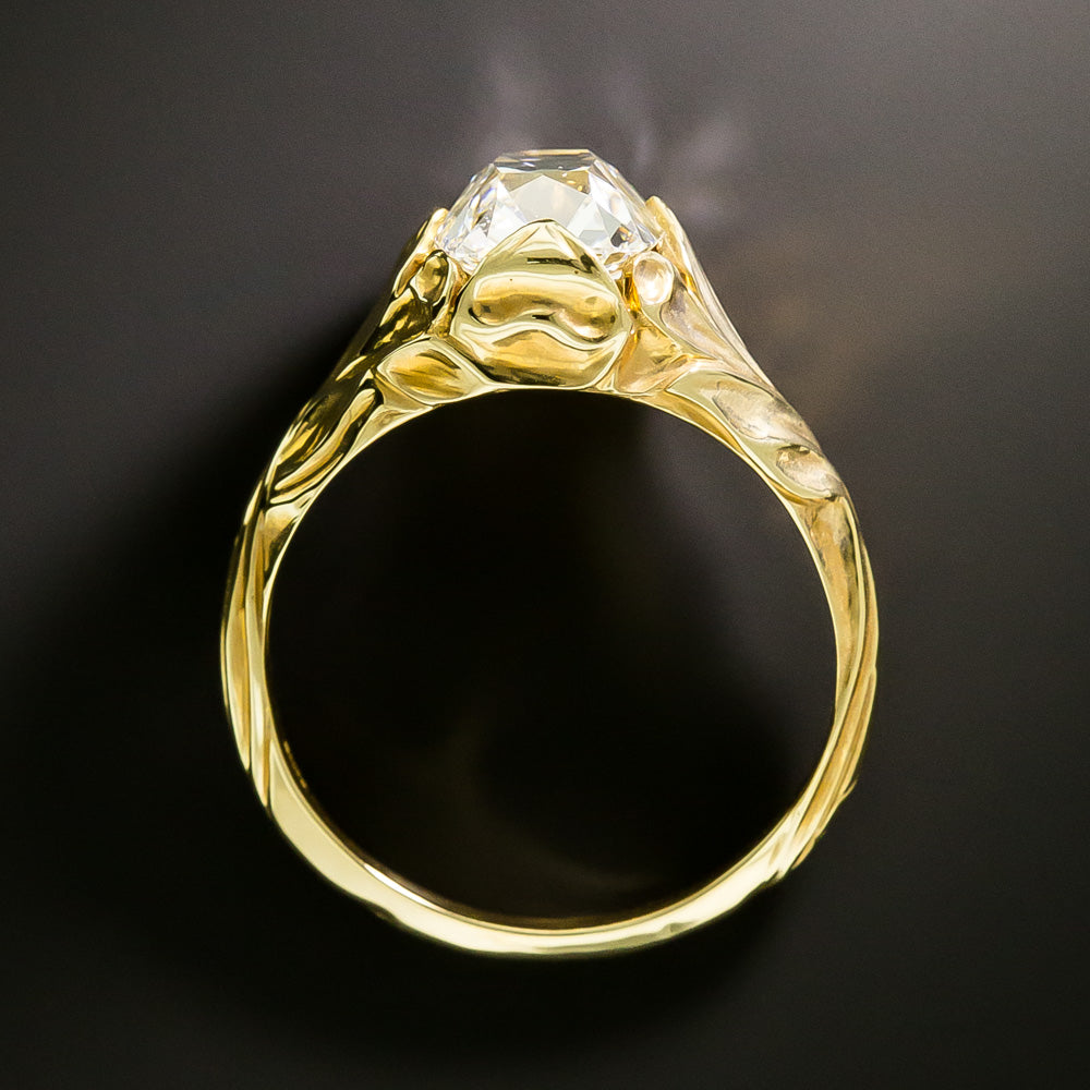 Lang Collection 2.00 Carat Art Nouveau-Inspired Ring - GIA  J SI1   - 5