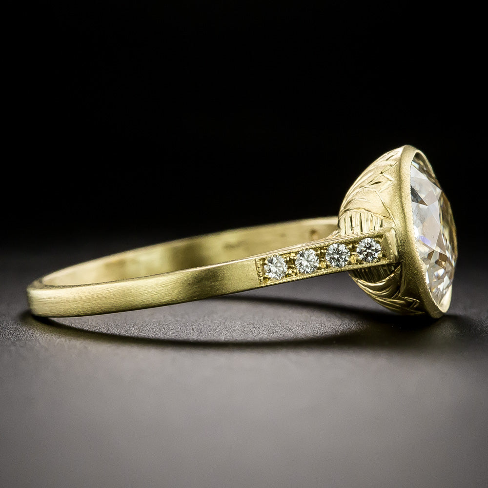 Lang Collection 2.29 Carat Diamond 18K Ring - GIA F SI1 - 5