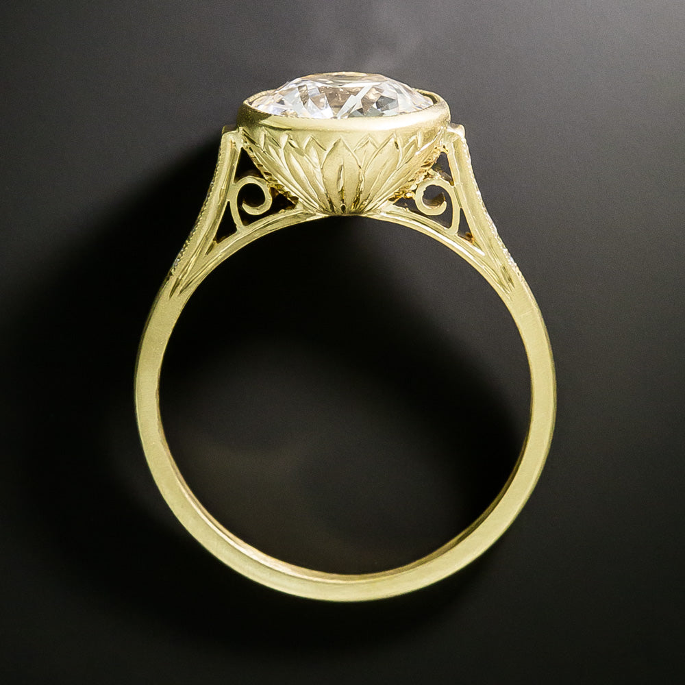 Lang Collection 2.29 Carat Diamond 18K Ring - GIA F SI1 - 6