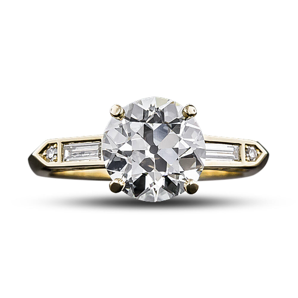 Lang Collection  2.71 Carat Diamond Engagement Ring - GIA I VVS2 - 4