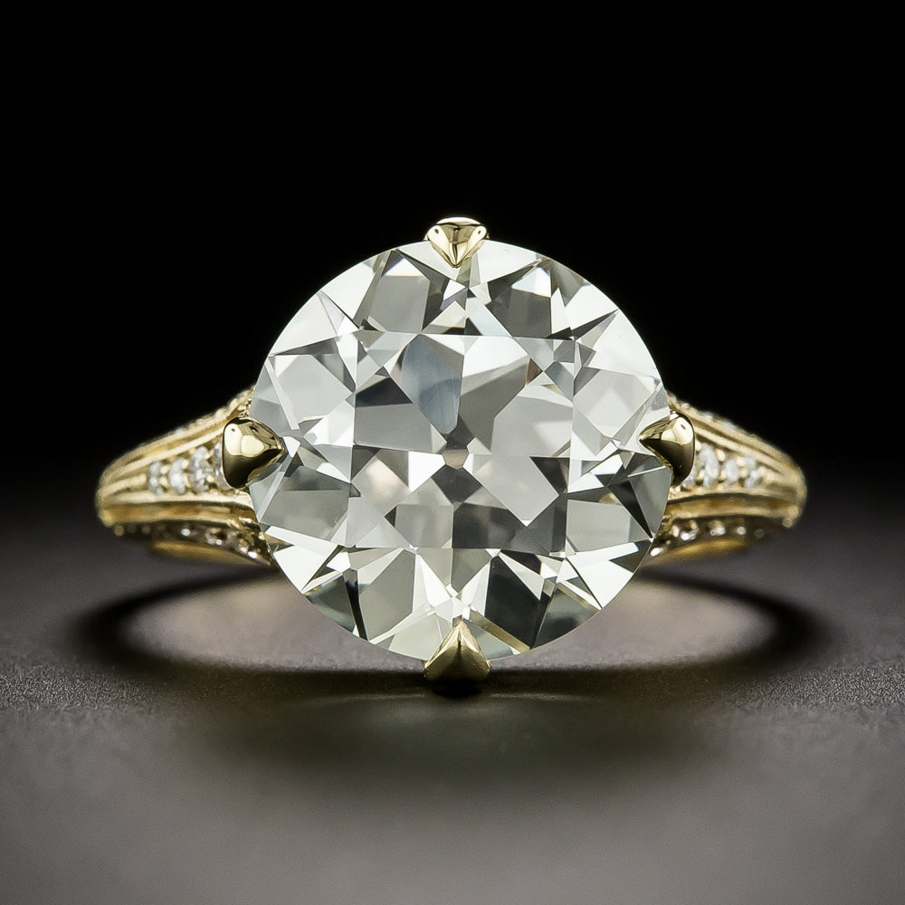 Lang Collection 5.65 Carat Diamond Engagement Ring - GIA K VS2 - 4