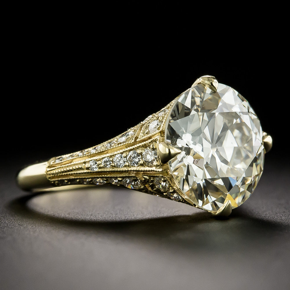 Lang Collection 5.65 Carat Diamond Engagement Ring - GIA K VS2 - 5