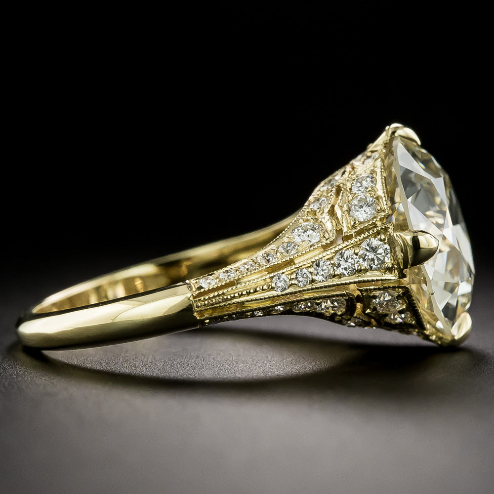 Lang Collection 5.65 Carat Diamond Engagement Ring - GIA K VS2 - 6