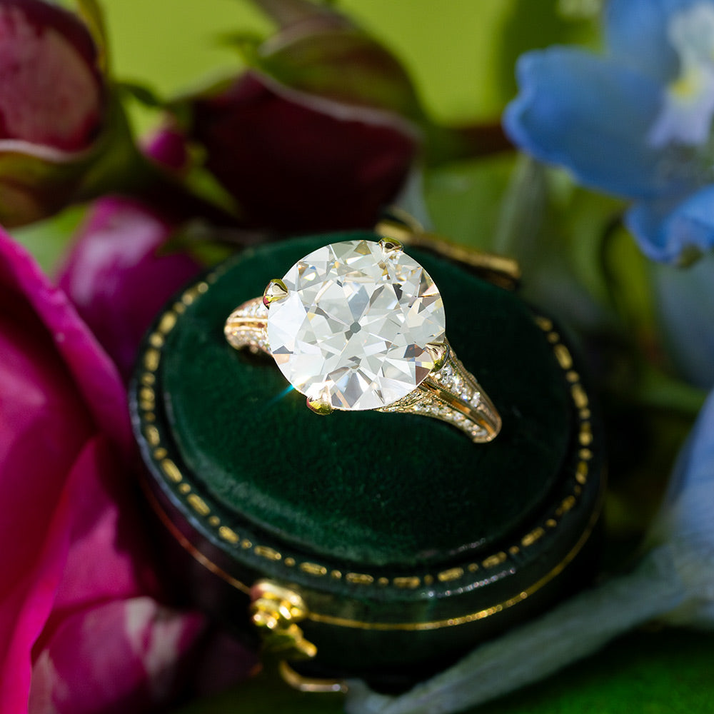 Lang Collection 5.65 Carat Diamond Engagement Ring - GIA K VS2 - 8