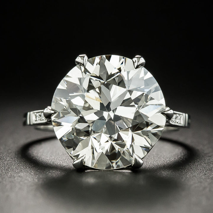 Lang Collection 8.23 Carat European-Cut Diamond Engagement Ring - GIA K VS1