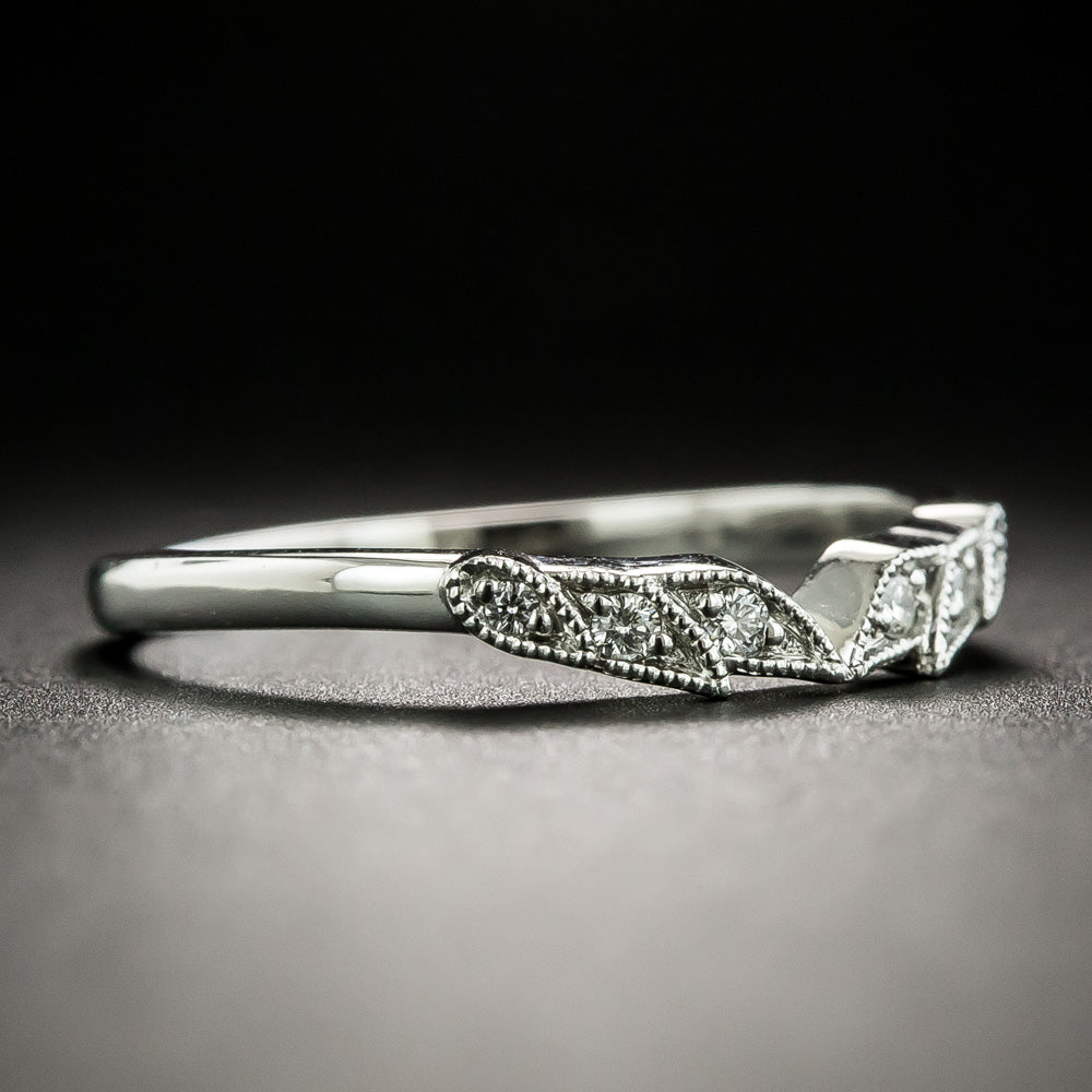 Lang Collection Laurel Leaf Motif Contoured Band - 3