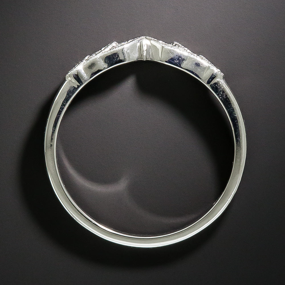 Lang Collection Laurel Leaf Motif Contoured Band - 6