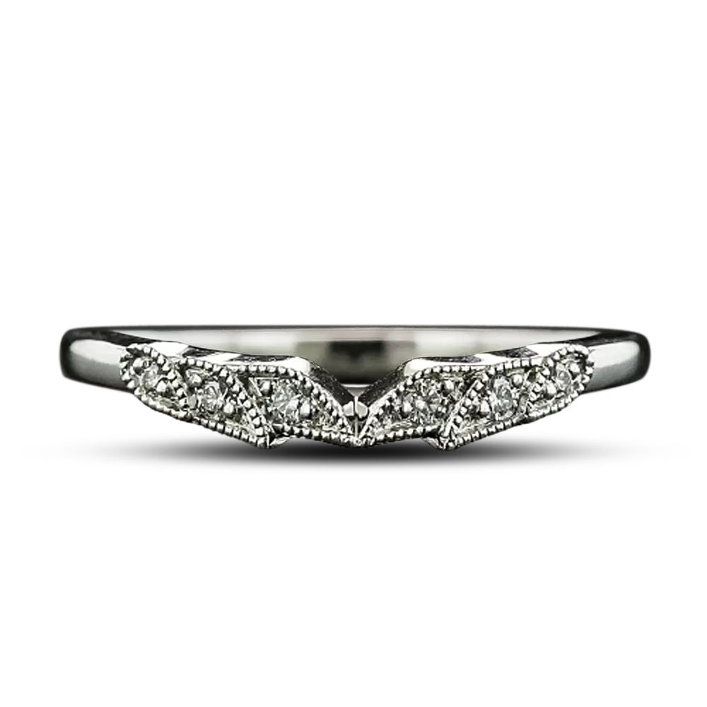 Lang Collection Laurel Leaf Motif Contoured Band - 6