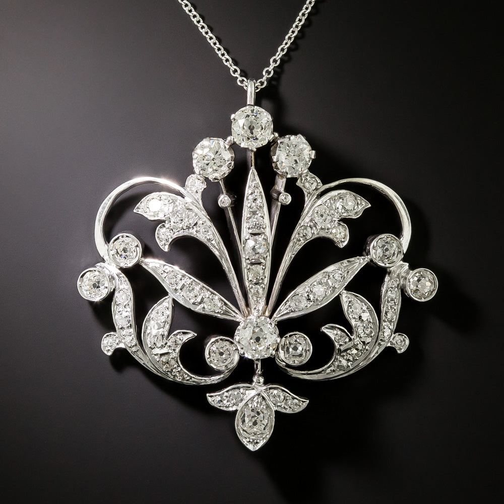 Late-Edwardian Diamond Pendant - 2