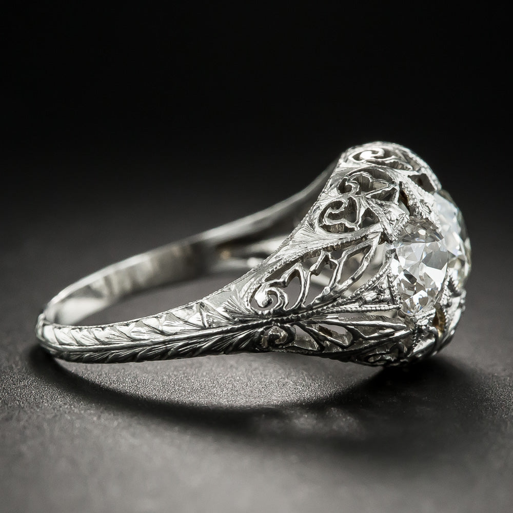 Late Edwardian/Early Art Deco Three-Stone Diamond Ring - 3