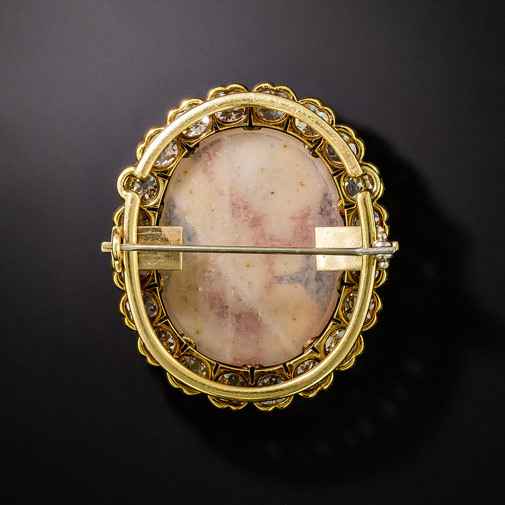 Late Georgian/Early Victorian Hardstone Cameo Brooch - 3