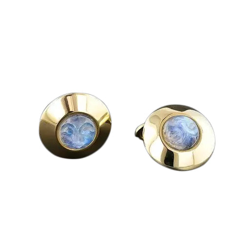 Man-in-the-Moonstone Cuff Links by Asanti - 5