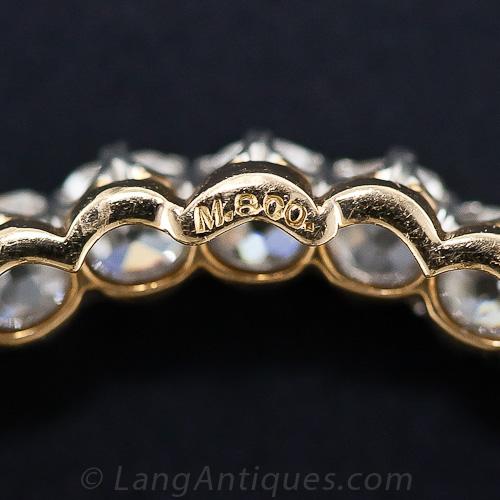 Marcus & Co. Edwardian Diamond Circle Brooch - 3