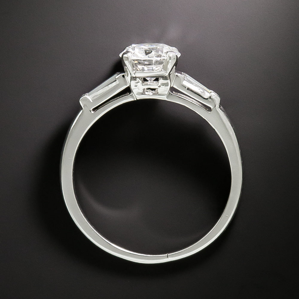 Mid-Century 1.03 Carat Diamond Engagement Ring - GIA F VS1 - 5