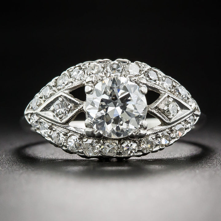 Mid-Century .93 Carat Diamond Ring - GIA G SI2