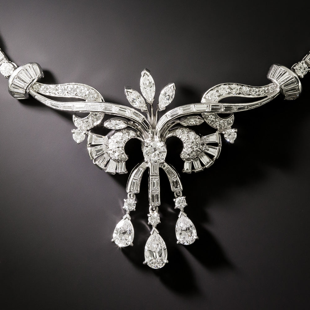 Mid-Century Diamond Collar Necklace - 2