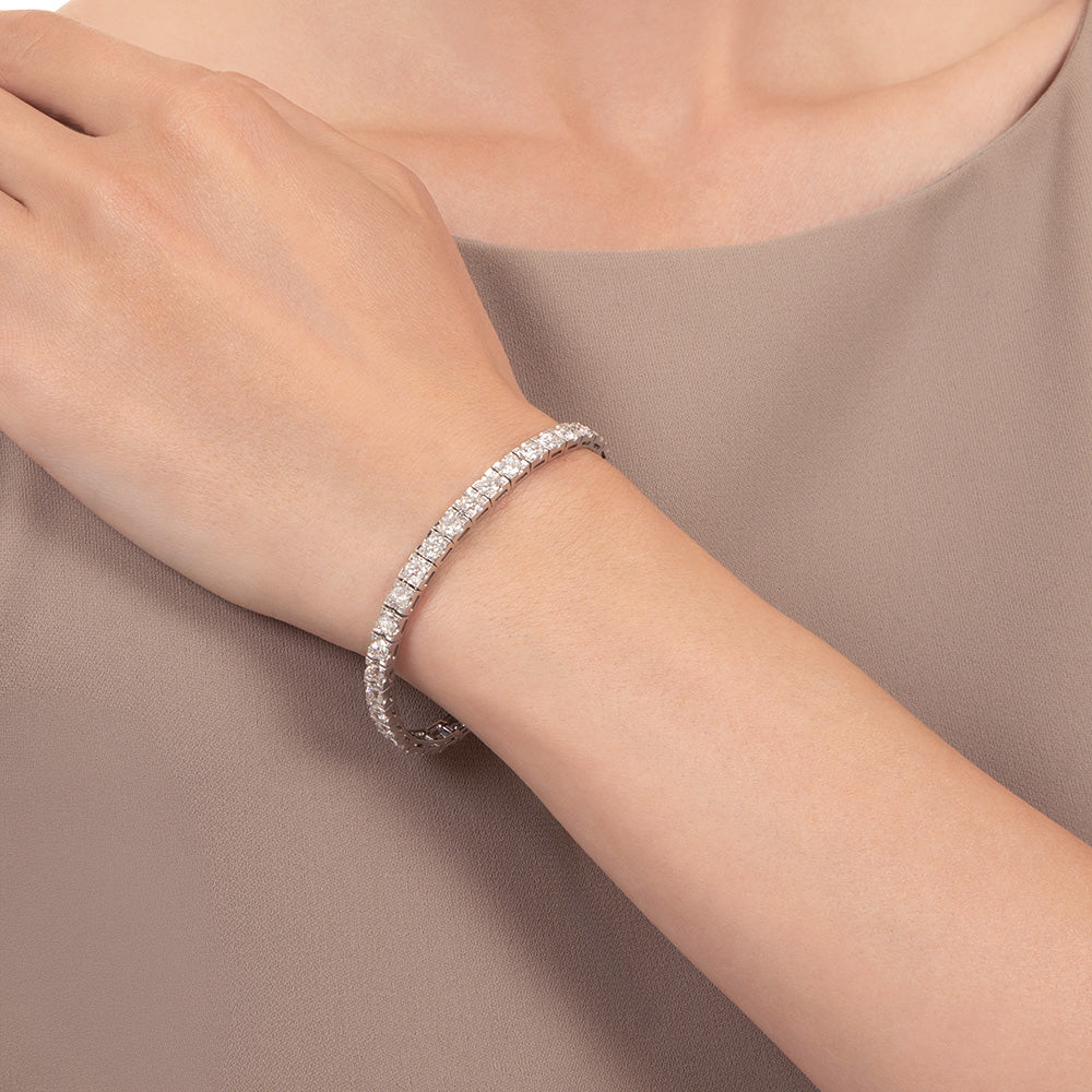 Mid-Century Diamond Tennis Bracelet - 4