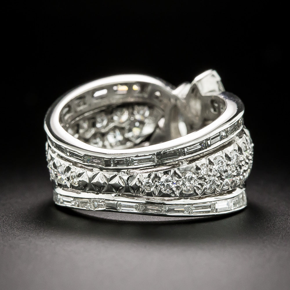 Mid-Century Marquise Diamond Ring, Size 6 3/4 - 4
